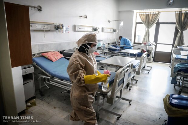 Inside a Tehran hospital treating coronavirus patients