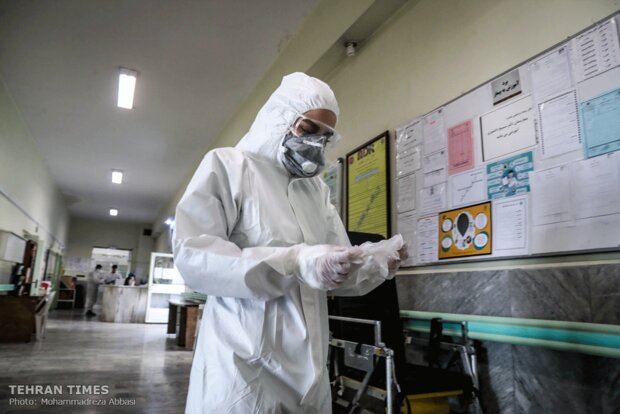 Inside a Tehran hospital treating coronavirus patients