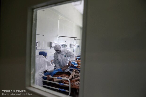 Inside a Tehran hospital treating coronavirus patients