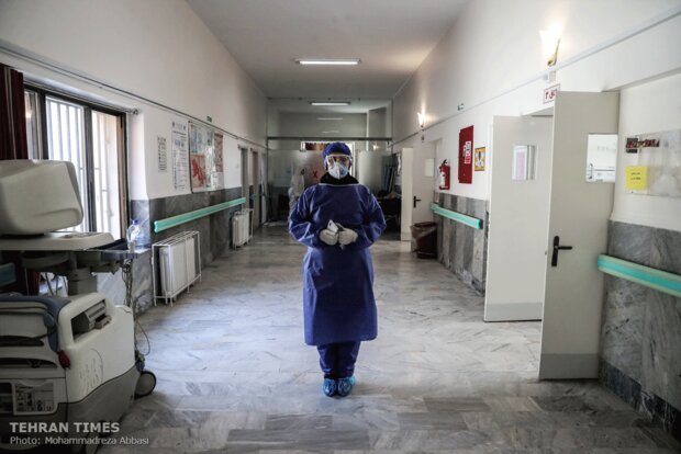 Inside a Tehran hospital treating coronavirus patients