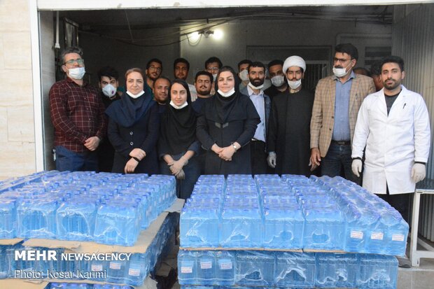 گروه جهادی در میدان مبارزه با کرونا/جهاد حد و مرز ندارد