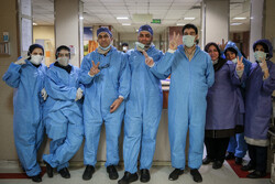 Special ‘coronavirus’ ward in Baghiyyatollah al-Azam Hospital in Tehran