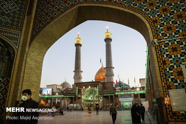 حرم حضرت عبدالعظیم پس از شیوع کرونا 