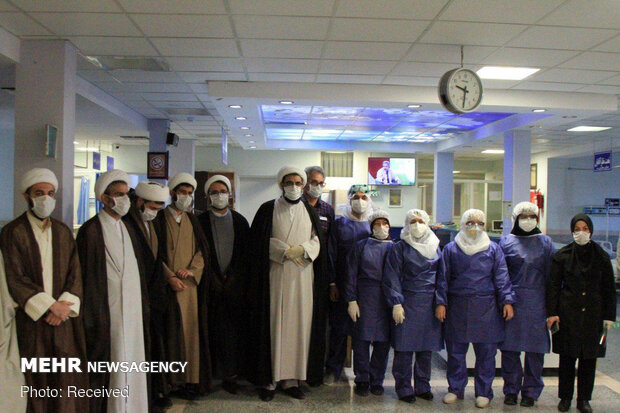 تقدیر امام جمعه همدان از زحمات کادر پزشکی بخش کرونای بیمارستان سینا