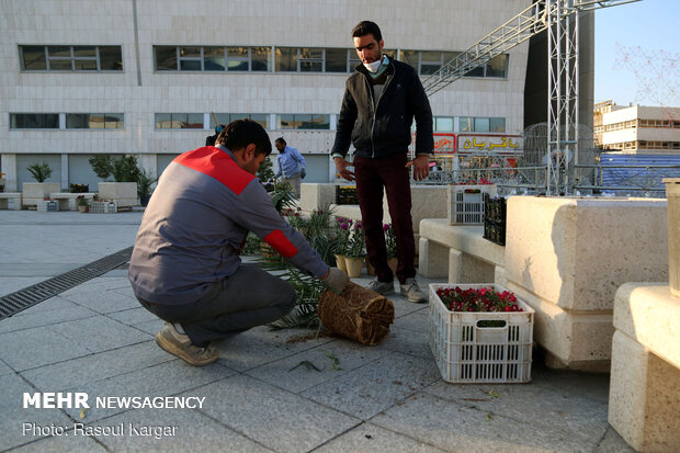 Mashhad in preparation to welcome spring