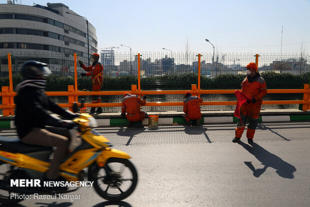 Mashhad in preparation to welcome spring