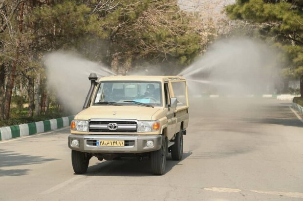 خودروهای جدید ضدعفونی کننده و رفع آلودگی نزاجا رونمایی شد