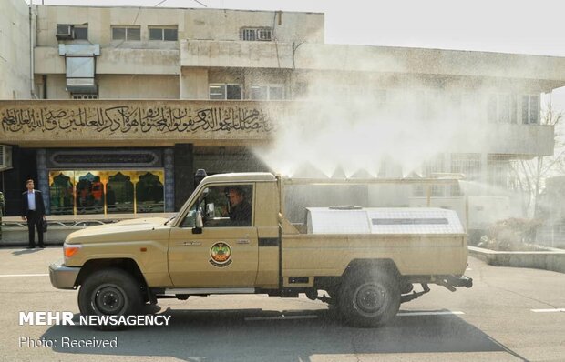 Iran’s Army unveils new disinfection vehicles amid coronavirus outbreak
