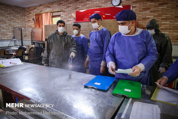 نقاهتگاه بیماران بهبود یافته کرونا در بیمارستان بقیه الله