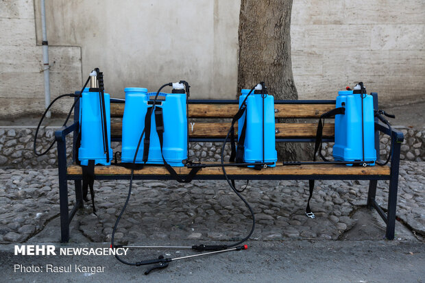 آغاز عملیات گسترده ضد عفونی مناطق مختلف مشهد‎