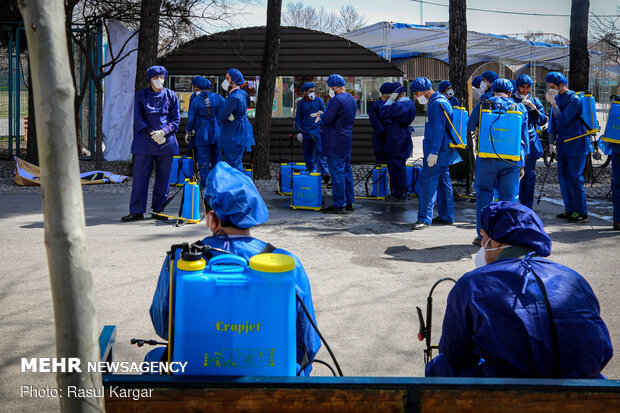 آغاز عملیات گسترده ضد عفونی مناطق مختلف مشهد‎