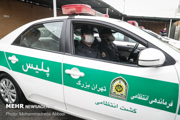 ضد عفونی کردن مقر های انتظامی تهران بزرگ