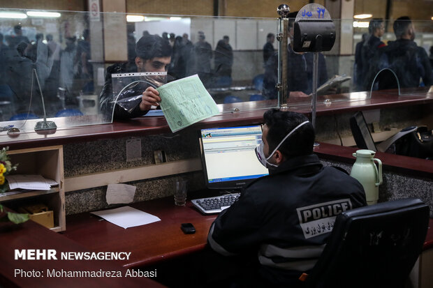 ضد عفونی کردن مقر های انتظامی تهران بزرگ