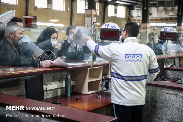 ضد عفونی کردن مقر های انتظامی تهران بزرگ