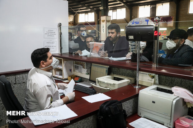 ضد عفونی کردن مقر های انتظامی تهران بزرگ