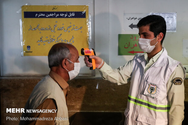 ضد عفونی کردن مقر های انتظامی تهران بزرگ