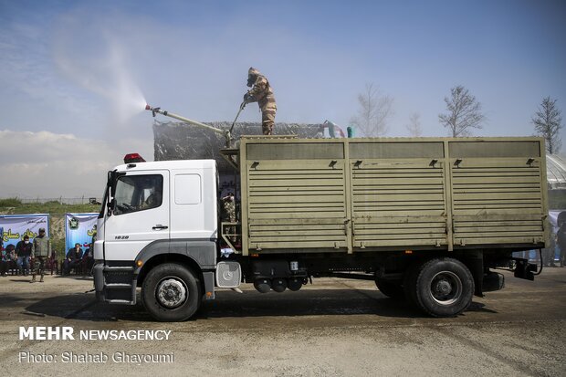 Iran’s Army drill to fight against coronavirus outbreaks
