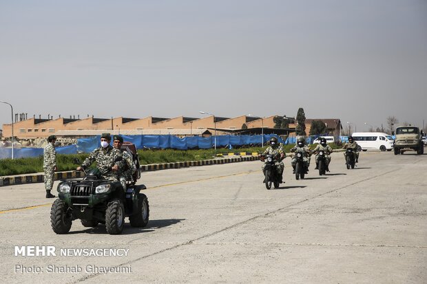 Iran’s Army drill to fight against coronavirus outbreaks
