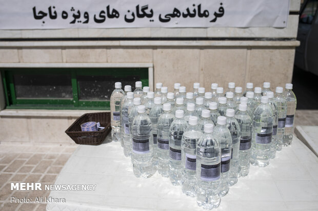 Law Enforcement Force establishes face mask, disinfectant production line