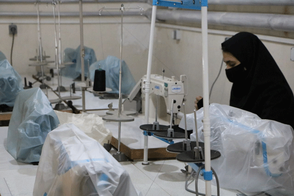 هنرستانهای قزوین وارد تولید ماسک بهداشتی شدند