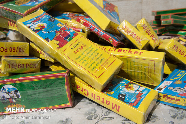 Police seizes firecrackers in Shiraz
