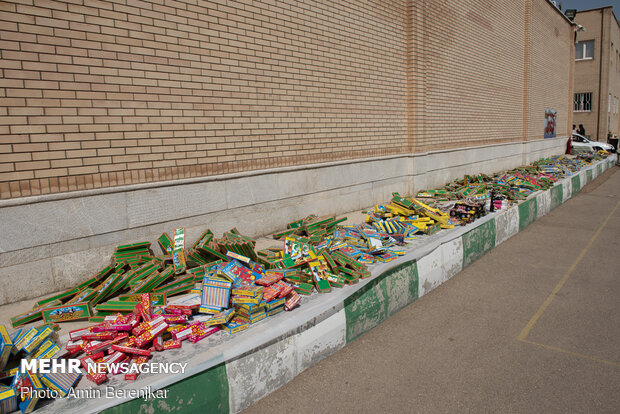 Police seizes firecrackers in Shiraz
