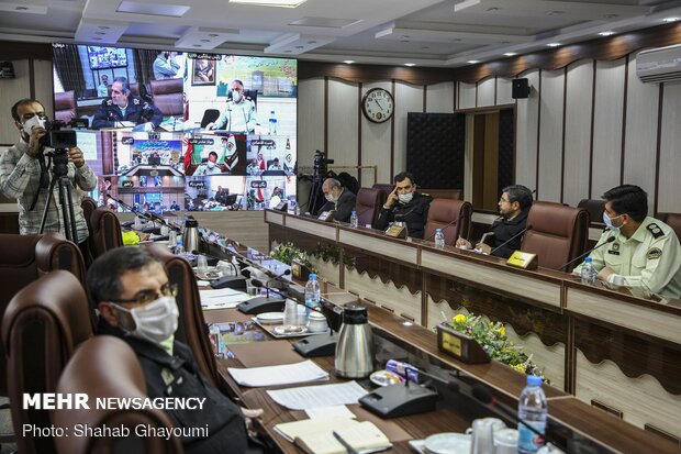 Tehran Police Headquarters holds meeting