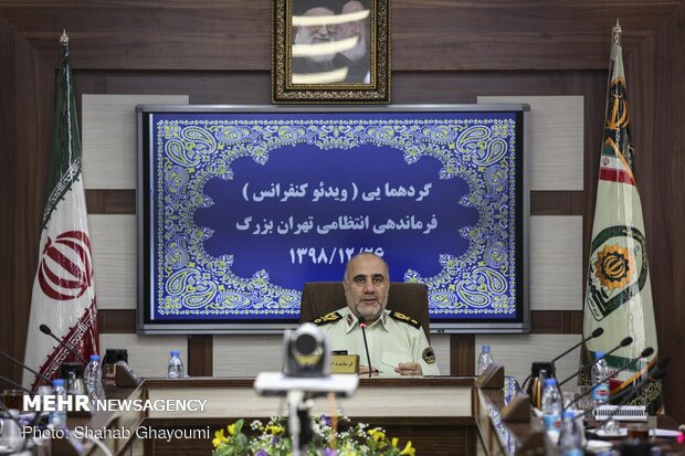 Tehran Police Headquarters holds meeting