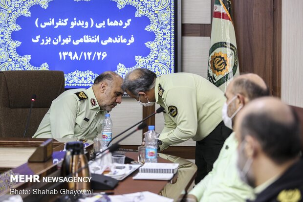 Tehran Police Headquarters holds meeting