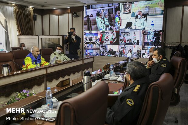 Tehran Police Headquarters holds meeting