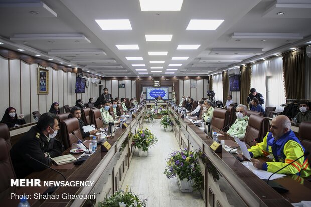 Tehran Police Headquarters holds meeting