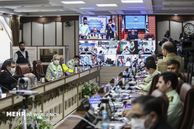 Tehran Police Headquarters holds meeting