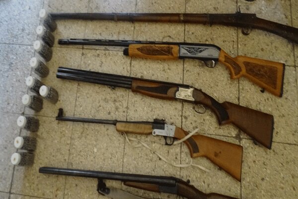 ۵۶ قبضه سلاح غیر مجاز در لرستان کشف شد