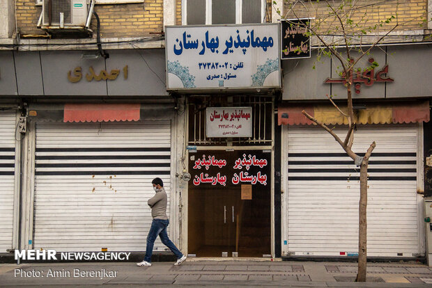 تعطیلی بازارها و اصناف غیر ضروری شیراز