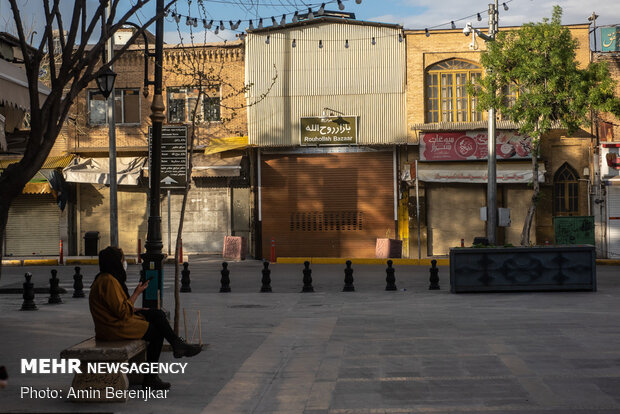 تعطیلی بازارها و اصناف غیر ضروری شیراز
