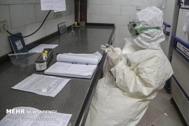 مختبر التخصصي لتشخيص فيروس كورونا في مدينة الاهواز