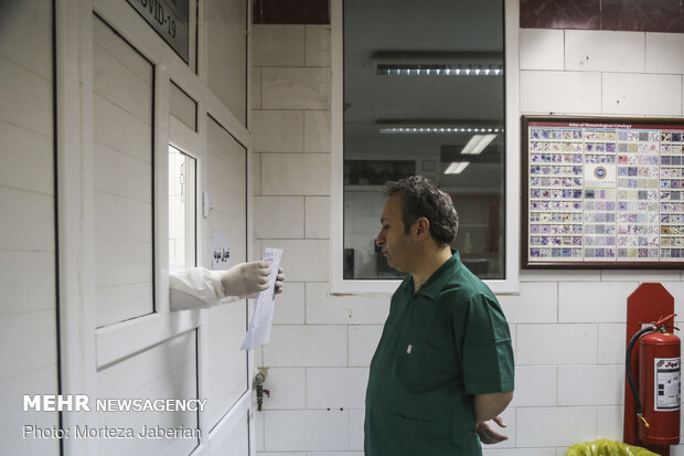 İran'da laboratuvarda korona testi böyle yapılıyor