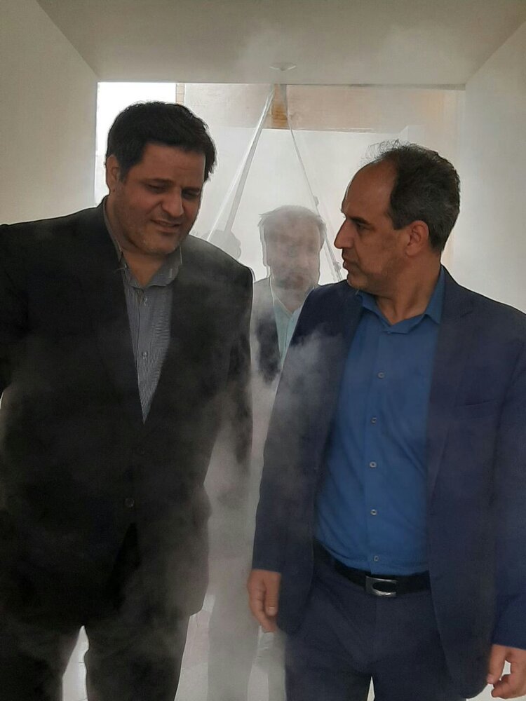 ساخت تونل‌های ضدعفونی در فرودگاه یزد برای اولین بار در کشور