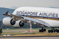 هواپیمایی سنگاپور ۹۶ درصد از ظرفیت خود را کنسل کرد