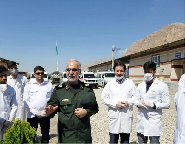 به‌کارگیری ۱۶ هزار نیروی بسیجی در کرمانشاه برای مقابله با کرونا