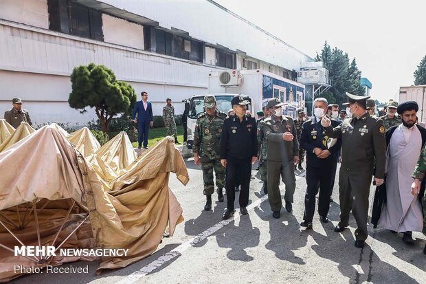 برپایی مجتمع بیمارستانی و نقاهتگاه ۲۰۰۰ تختخوابی نزاجا در نمایشگاه بین‌المللی تهران