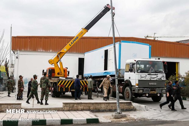 برپایی مجتمع بیمارستانی و نقاهتگاه ۲۰۰۰ تختخوابی نزاجا در نمایشگاه بین‌المللی تهران