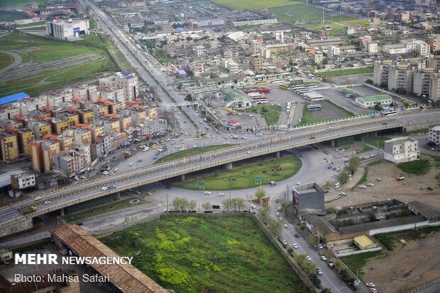 گشت هوایی هلال احمر گلستان