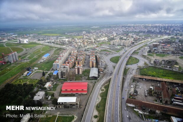 گشت هوایی هلال احمر گلستان