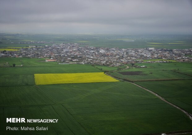 گشت هوایی هلال احمر گلستان