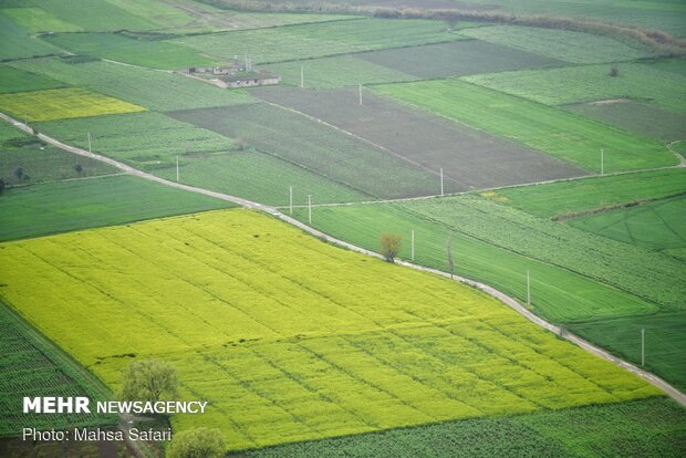 گشت هوایی هلال احمر گلستان