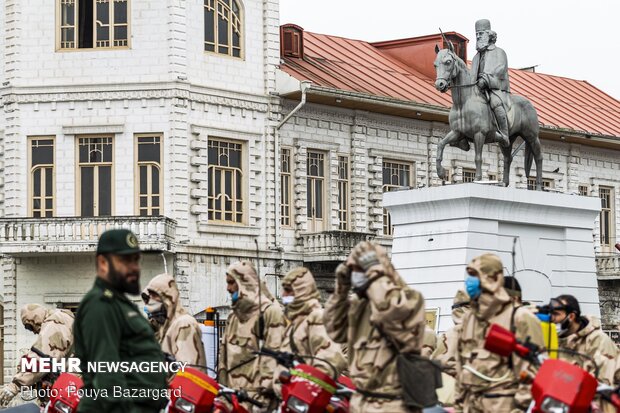 Nationwide Biological Defense Drill in Rasht