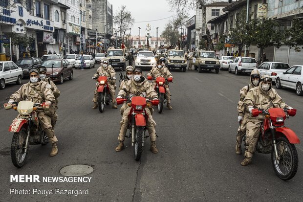 Nationwide Biological Defense Drill in Rasht