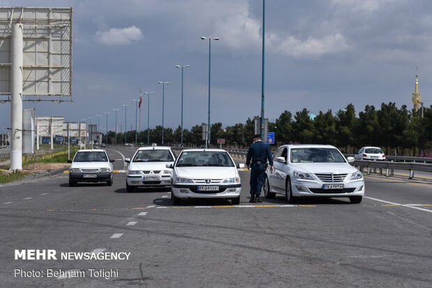 Travel restrictions in Tehran due to coronavirus
