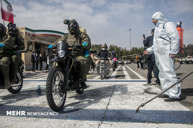 Tabriz hosts IRGC’s Ground Forces Biological Defense Drill
